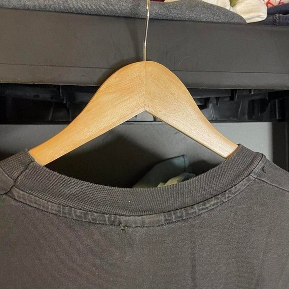 Vintage 90s smoked out faded motorcycle rally - Picture 3 of 8